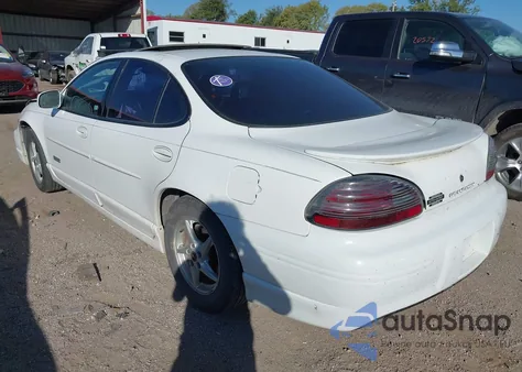 2000 Pontiac Grand Prix Gtp z USA, uszkodzony, nr VIN 1G2WR5217YF125528